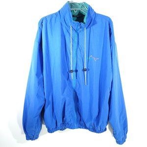 Greg Norman Vintage Hooded Windbreaker sz L